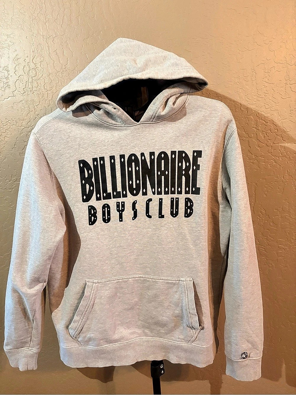 Billionaire Boys Club BB Arch Logo Graphic Hoodie Gray